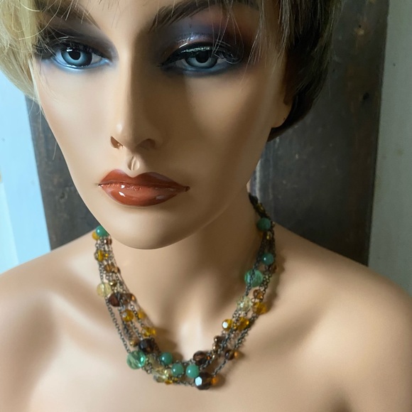 Lia Sophia Beaded Necklace - Picture 2 of 6